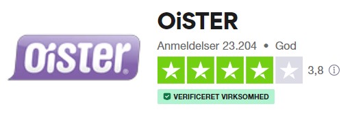 Oister Trustpilot